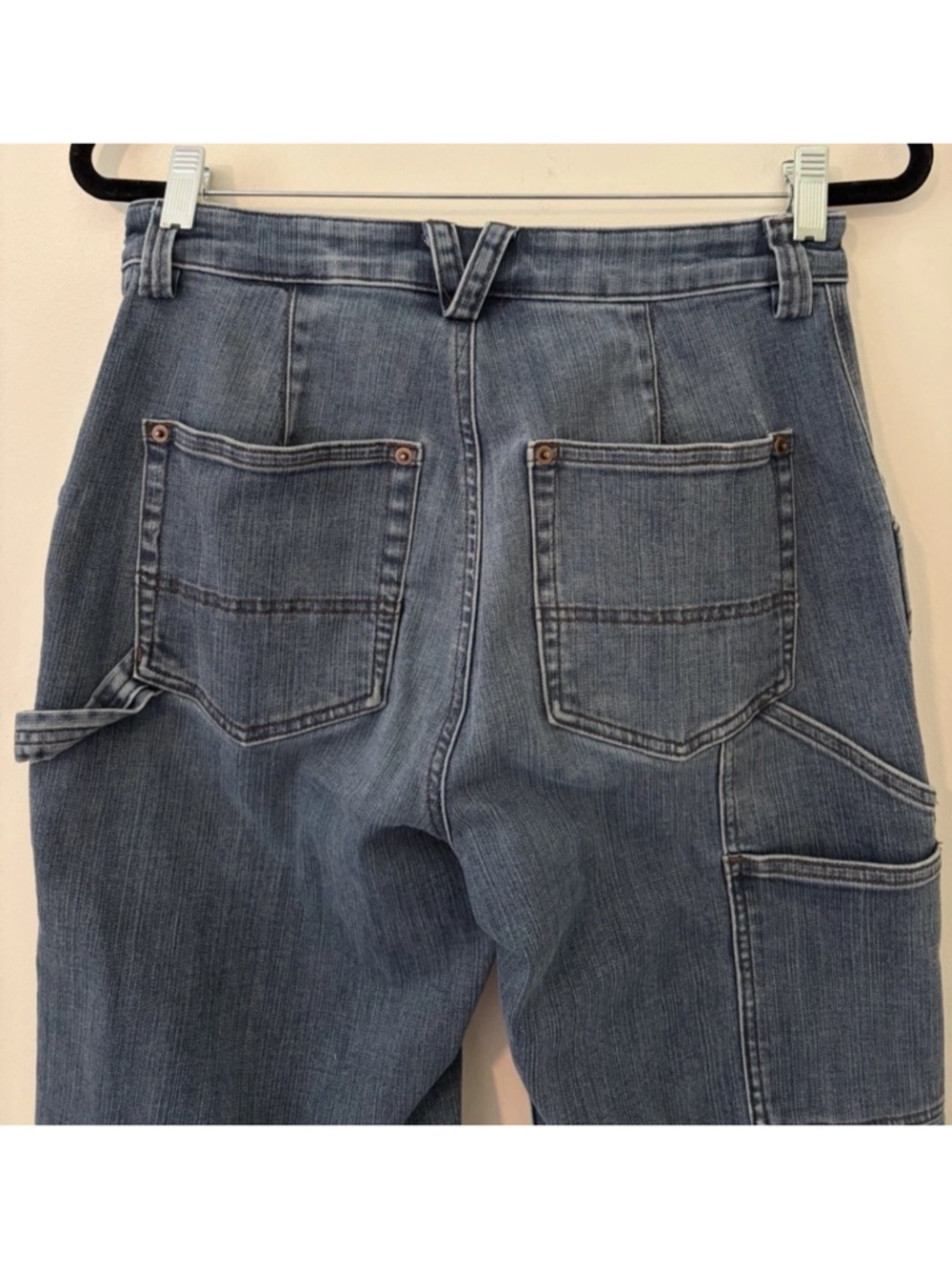 Duluth Trading Jeans Double Knee Denim Carpenter Jeans Women’s Size 8 Regular - Picture 6 of 15